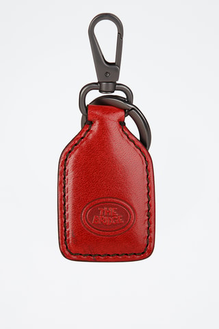 Portachiavi in pelle - Rosso