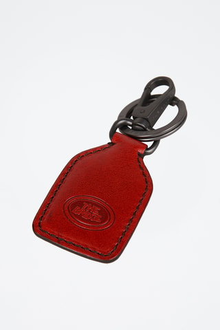 Portachiavi in pelle - Rosso