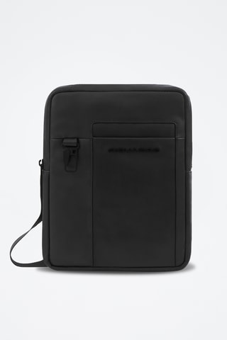 Borsa a tracolla in pelle - Nero