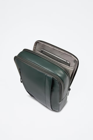 Borsa a tracolla in pelle - Verde