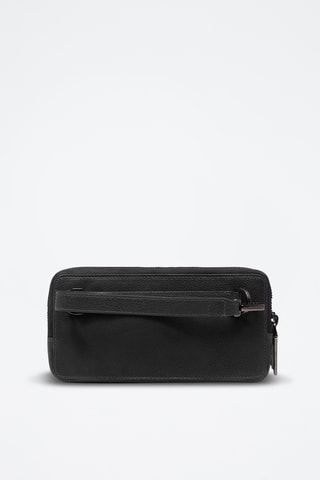 Pochette in pelle - Nero