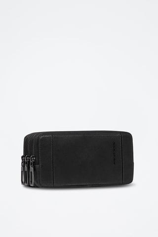Pochette in pelle - Nero