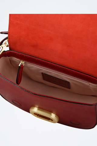 Borsa a mano in pelle - Rosso