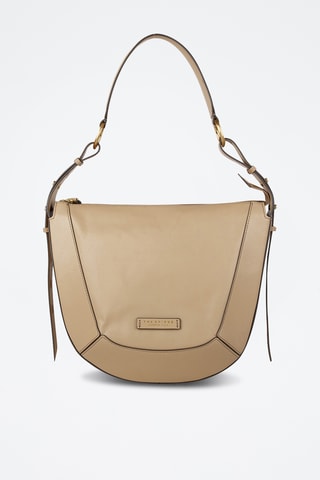 Borsa a spalla in pelle - Beige