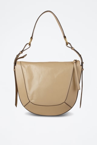 Borsa a spalla in pelle - Beige