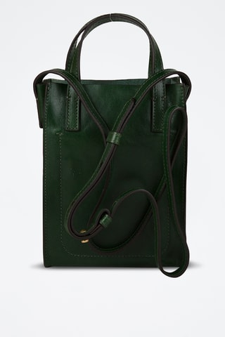 Borsa a tracolla in pelle - Verde