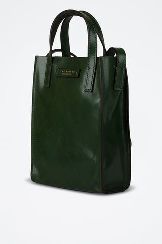 Borsa a tracolla in pelle - Verde