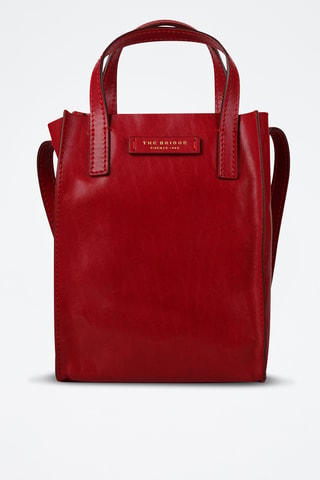Borsa a tracolla in pelle - Rosso