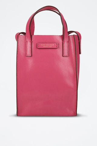 Borsa a tracolla in pelle - Rosa