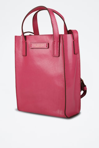 Borsa a tracolla in pelle - Rosa