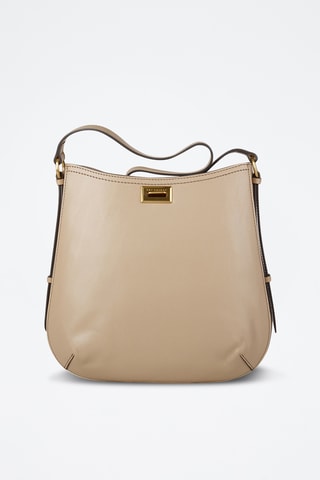 Borsa a spalla in pelle - Beige