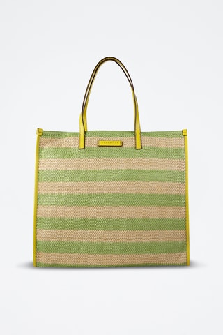 Shopping bag - Giallo e verde chiaro