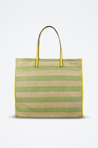Shopping bag - Giallo e verde chiaro