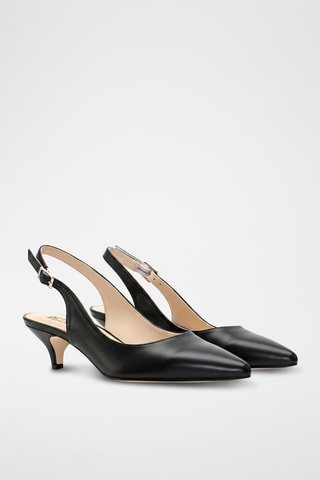 Leren Pumps - Zwart