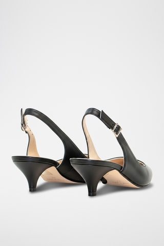 Leren Pumps - Zwart