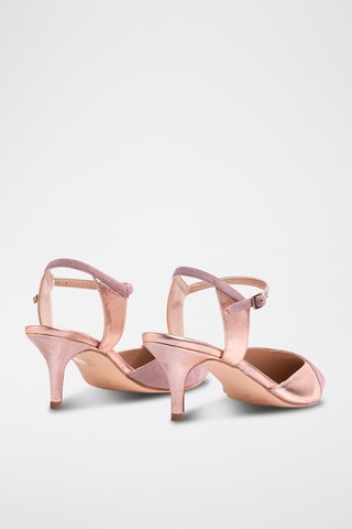 Leren Pumps - Nude