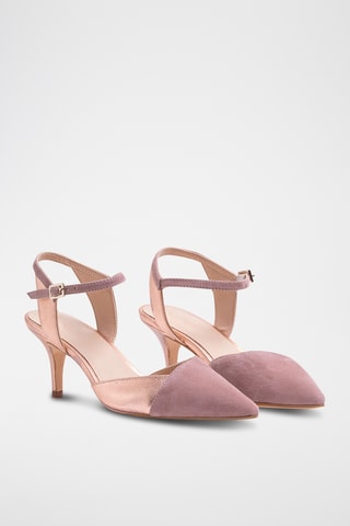 Leren Pumps - Nude
