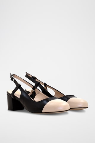 Leren Pumps - Lichtroze