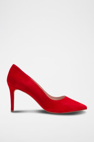 Leren Pumps - Rood