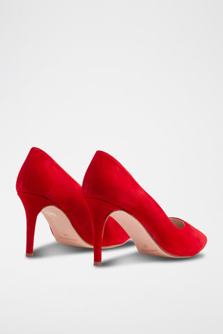 Leren Pumps - Rood