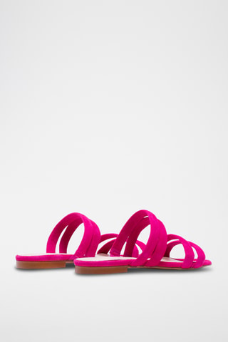Nubuck Muiltjes - Roze