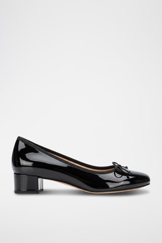 Lakleren Ballerina's - Zwart
