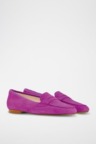 Nubuck Mocassins - Roze
