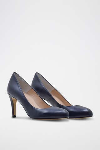 Leren Pumps Mestizo - Marineblauw