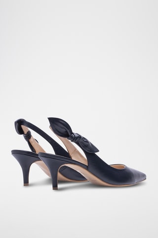Leren Pumps - Marineblauw