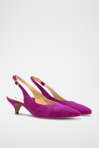 Nubuck Pumps - Fuchsia