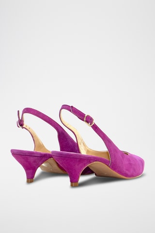 Nubuck Pumps - Fuchsia
