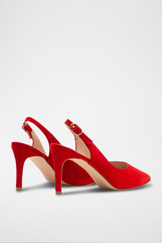 Nubuck Pumps - Rood