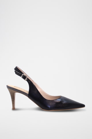 Nappaleren Pumps - Zwart