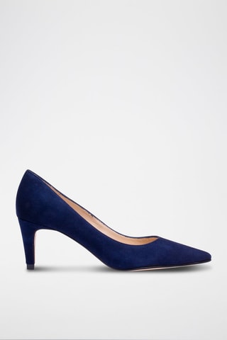 Leren Pumps - Marineblauw
