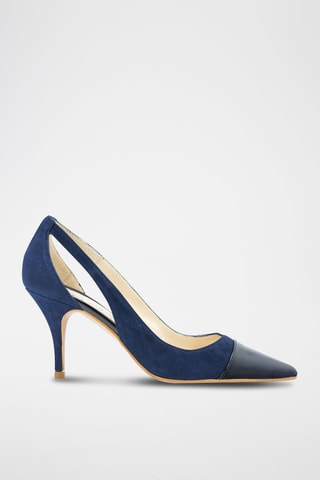 Leren Pumps Fara - Marineblauw