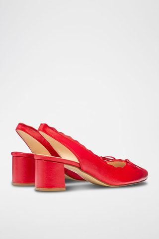 Leren Pumps Mina - Rood