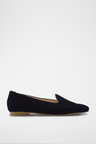 Nubuck Loafers - Zwart