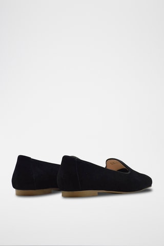Nubuck Loafers - Zwart