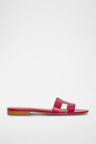 Leren Muiltjes - Rood