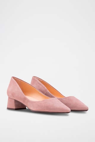 Nubuck Pumps - Nude