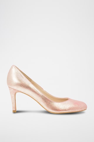 Leren Pumps - Nude