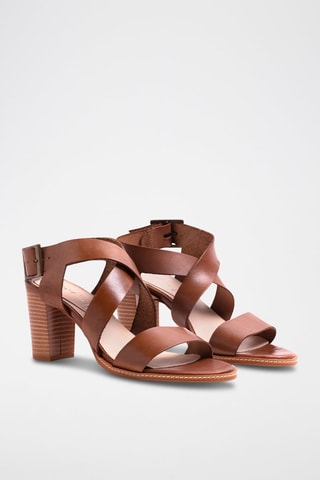 Leren Sandalen 14702 Bruin - Bruin
