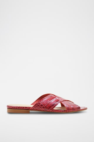 Leren Muiltjes - Rood