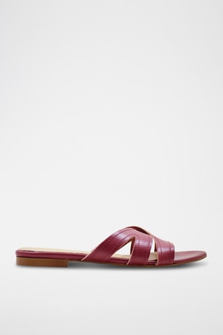Leren Muiltjes - Rood