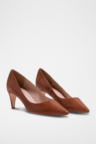 Leren Pumps - Bruin