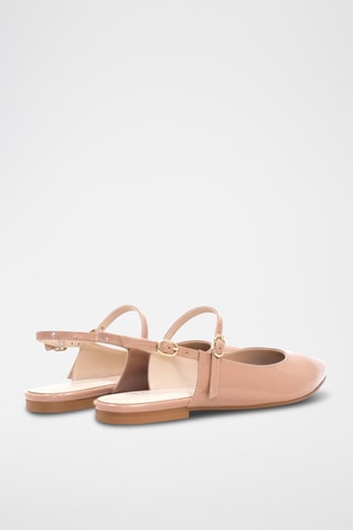 Lakleren Pumps - Nude