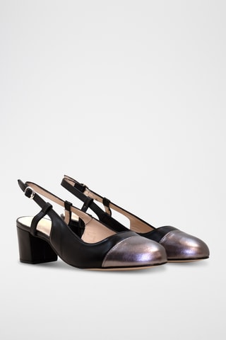 Leren Pumps - Lichtroze