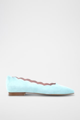 Nubuck Ballerina's - Groen