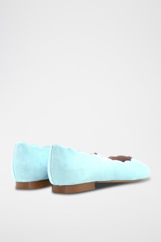 Nubuck Ballerina's - Groen