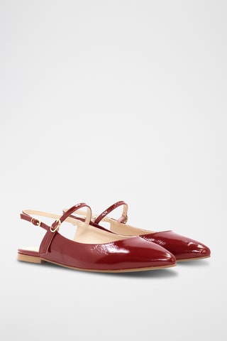 Lakleren Pumps - Rood